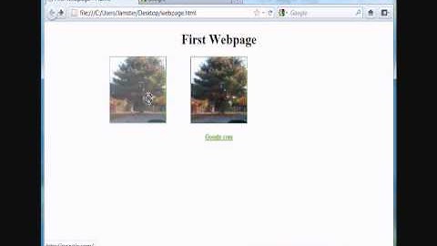 HTML Tutorial 7 - Changing Link Color and Linking Images