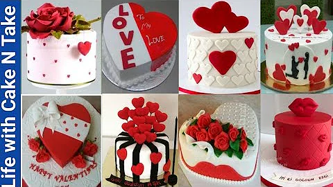 Valentine's day New Cake design 2023|Valentine's day Cake decorating|Life with Cake N Take|