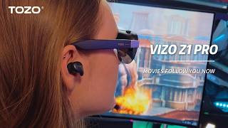 POV: you finally try AR glasses that don't feel like wearing a brick on your face#tozo #vizoz1pro