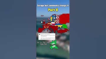 Europe but comments change it / Part 8 #geography #comment #mapping #europe #shorts #map #viral