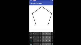 Apps | How to solve a regular polygon