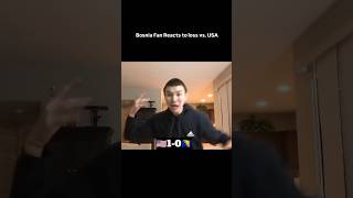 Bosnia and Herzegovina Fan Reacts to loss vs. USA! 2026 FIFA World Cup Round of 32 #usa #bosnia