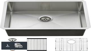 Undermount Kitchen Sink 24 x 19 x 10 Inch 16 Gauge Single Undermount Kitchen Sink 24 x 19 x 10 Inch 16 Gauge Single