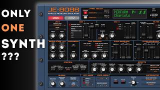 I Made a Full Techno & Trance Track Using ONLY JE-8086 (Start to Finish)