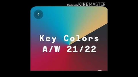 Color forecasting of 2021/22🔥