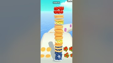Pancake Run ।Best Funny All levels walkthrough (Android ios )