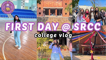Vlog: FIRST DAY OF OFFLINE COLLEGE @ SRCC, Delhi University | SRCC SAGA ep. 14 | Ananya Gupta
