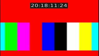 Testcard with Clock, 01.2021