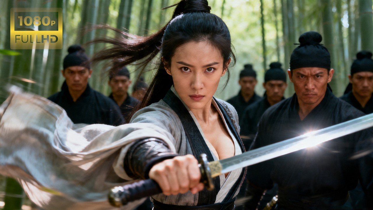 【2026最新武侠电影】硬汉以多欺少,没想到对方竟然是女扮男装,被女战神当场碾压#chinesedrama #movie #功夫 #动作 ...