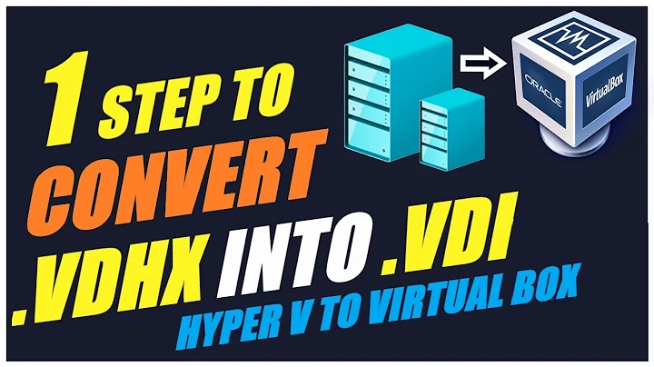 How to Convert HYPER-V (.vdhx) Image into VIRTUAL BOX (.vdi) Disk Image, Without any SPECIAL TOOL/s.