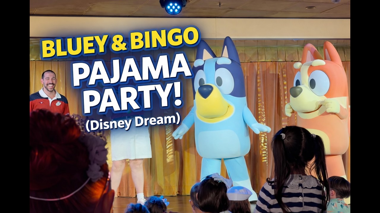 🐶 BLUEY PAJAMA PARTY on Disney Dream!!! | Disney Cruise 2026 | Kids Went CRAZY!!