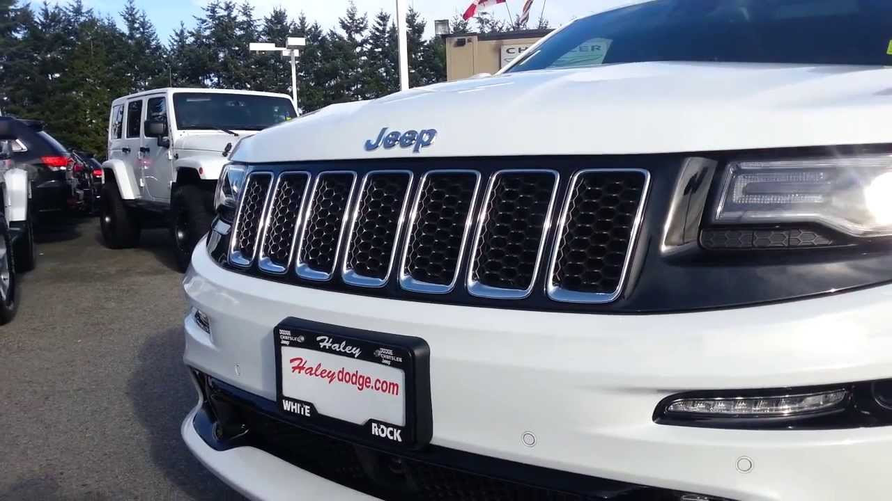 2014 Jeep Grand Cherokee SRT White - YouTube