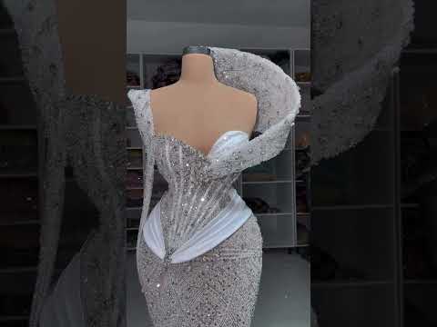To order this silver couture gown DM reineecouture An extraordinary silver couture masterpiece