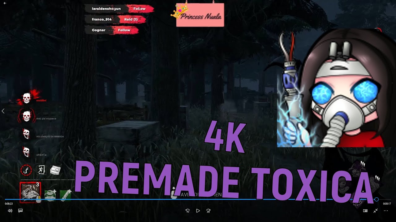 A DARLE ATOMOS [17] 4K vs Premade Toxica en Dead By Daylight :P - YouTube