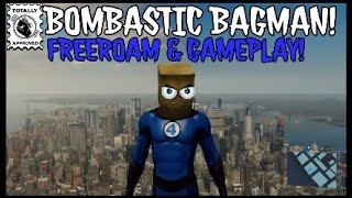 SPIDER-MAN PS4 - (FANTASTIC 4 DLC) BOMBASTIC BAGMAN SUIT! FREEROAM & GAMEPLAY!