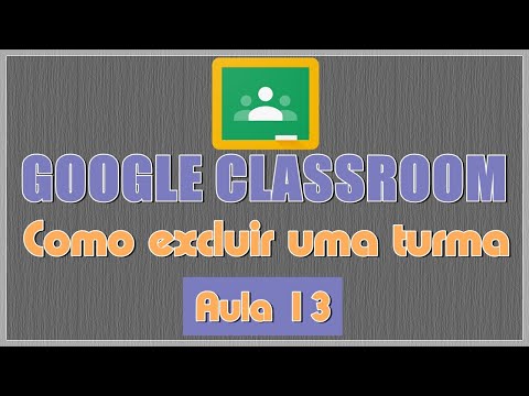 Como arquivar ou excluir uma turma no GOOGLE CLASSROOM (Google Sala de Aula)