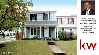 17560 MACDUFF AVENUE, OLNEY, MD Presented by Carlos Evans.