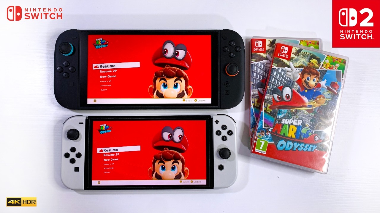 Super Mario Odyssey Comparison & Boot Speed Test (Nintendo Switch