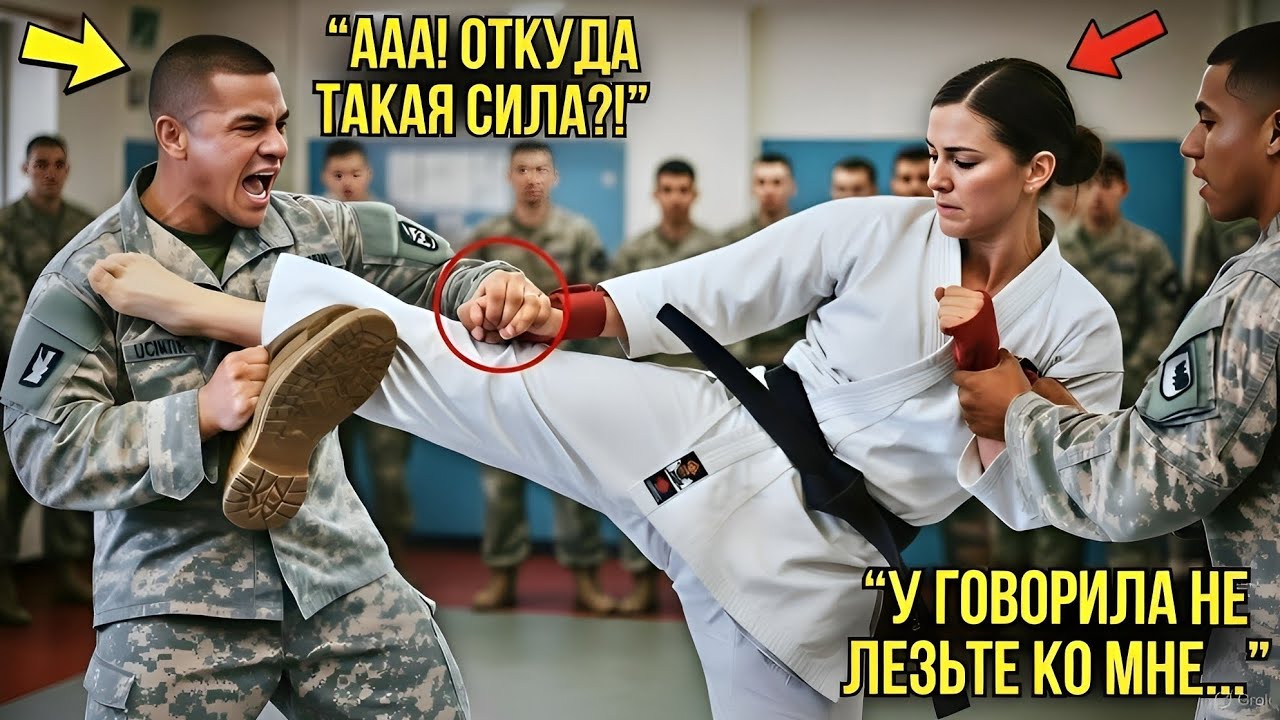 Двое Морпехов Насмехались Над Девушкой В Кимоно — Потом Поняли, Что Она Мастер С Чёрным Поясом