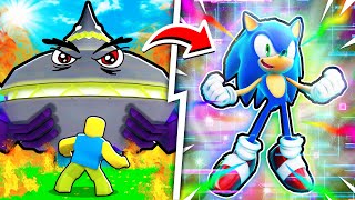 I BEAT A *SECRET* BOSS AND BECAME CYBER SONIC in Roblox Sonic Universe RP (All Secrets UNLOCKED)