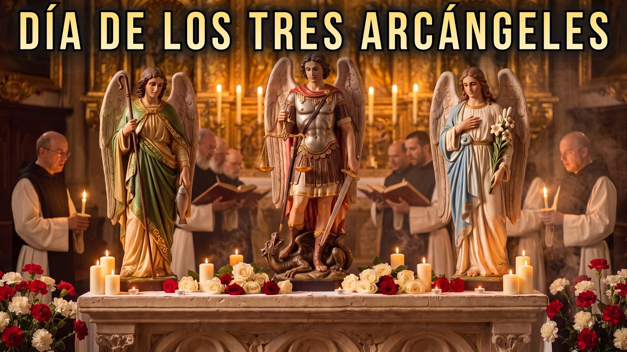 San Miguel, San Gabriel y San Rafael · Canto Gregoriano de Monjes en Latín para Proteger tu Hogar