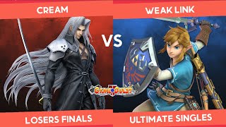 cream (Sephiroth) vs Weak Link (Link) - GQ Smash Ultimate Weekly 2 (Saturday)