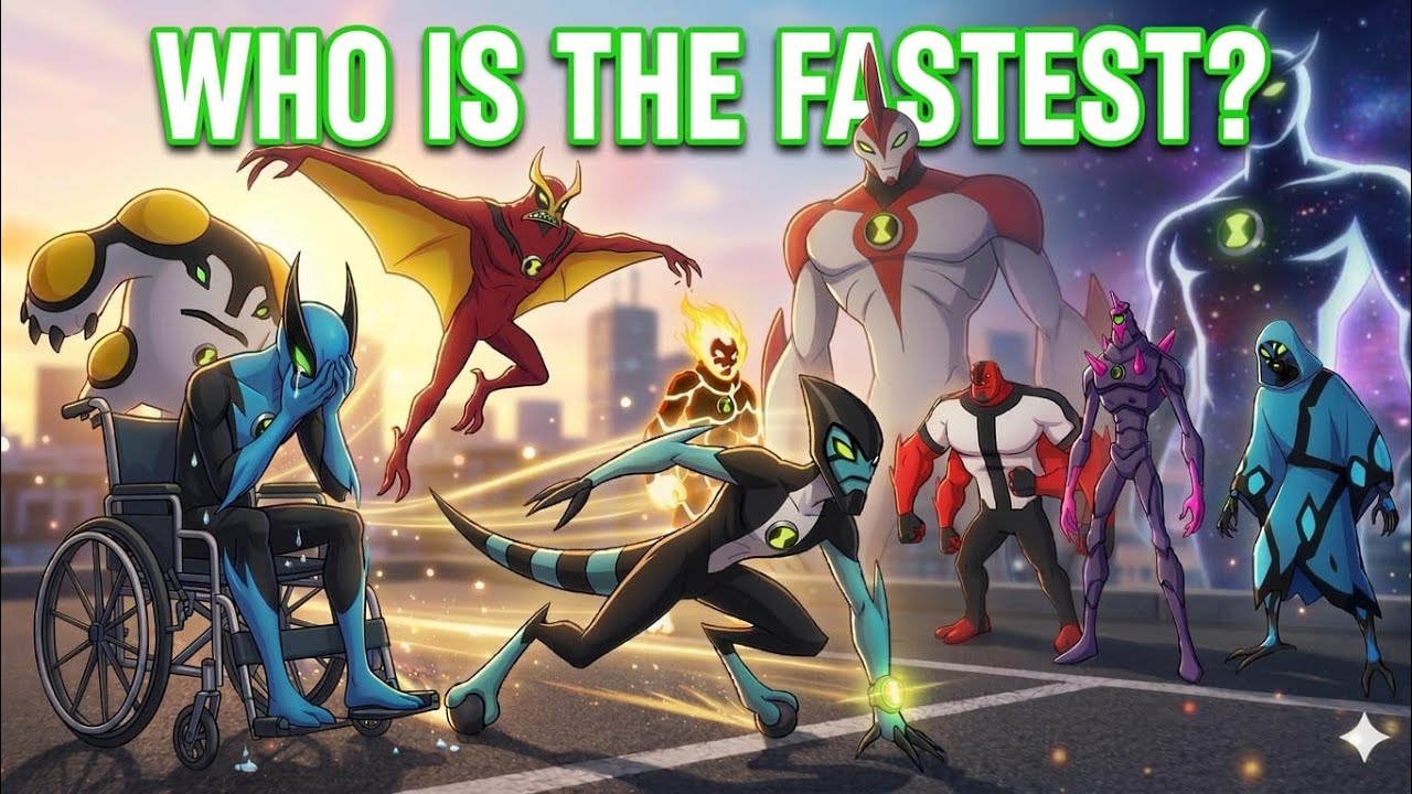 Who's the fastest of all? Realistic BEN 10 Gameplay