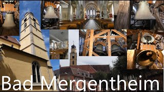 Bad Mergentheim (MGH) Glocken der Münsters St. Johannes (Turmaufnahme)