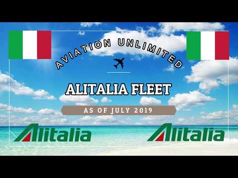 Alitalia fleet as of July 2019