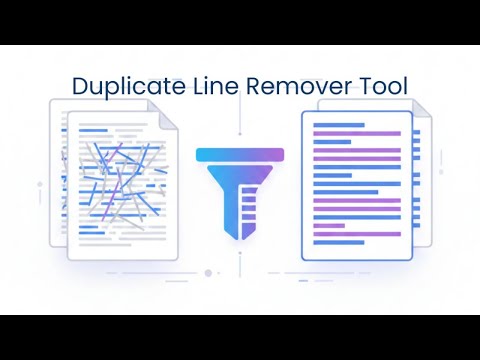 Duplicate Line Remover Tool – Remove Duplicate Lines Instantly
