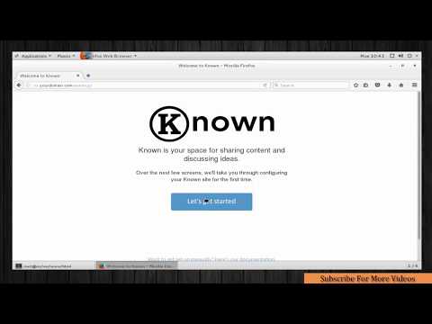 How to Install Known CMS on CentOS 7 - YouTube
