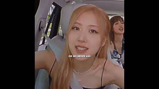 Blackpink Singing TLC No Scrubs during Carpool Karaoke #shorts