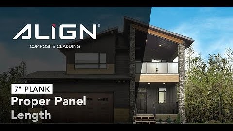 ALIGN® 7" Composite Cladding: Panel Length