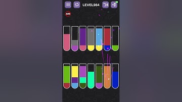 water_level_984 #watersortpuzzle #puzzle #game #sortpuzzle #color
