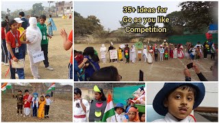 Go as you like competition 2023|Fancy Dress competition for Kids|  #kidsfashion