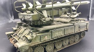 Paint a SAM Russian/Polish Tank SA6 #trumpeter #paintingtutorial #soviet