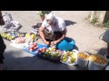 Скитания буржебомжей/Рынок Каменца-Подольского//уютные бабули,  куча еды и живой петух