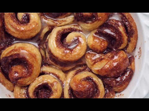 vegan croissant cinnamon rolls l bake with me