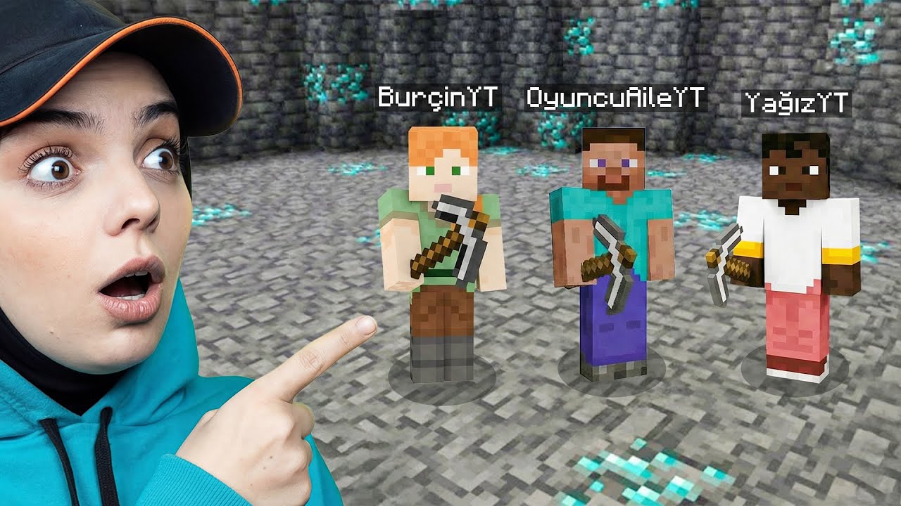 BİRLİKTE MADENE İNDİK VE İLK ELMASIMIZI BULDUK! 😱💎