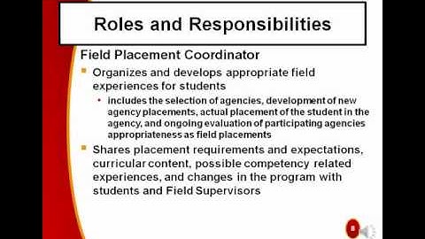 Social Work Field Supervisor Orientation