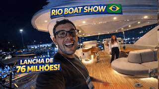 A lancha mais absurda do Rio Boat Show 2026 (R$76 MILHÕES!)
