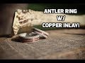 Deer Antler Ring with Inlay How-To