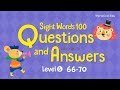 [Sight Words 100 LEVEL.6] Lesson 14 | Brian Stuart  Q&amp;A  66-70