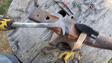 Forging a Tomahawk from a Wrench