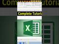 excel shorts #excel #viral #trending