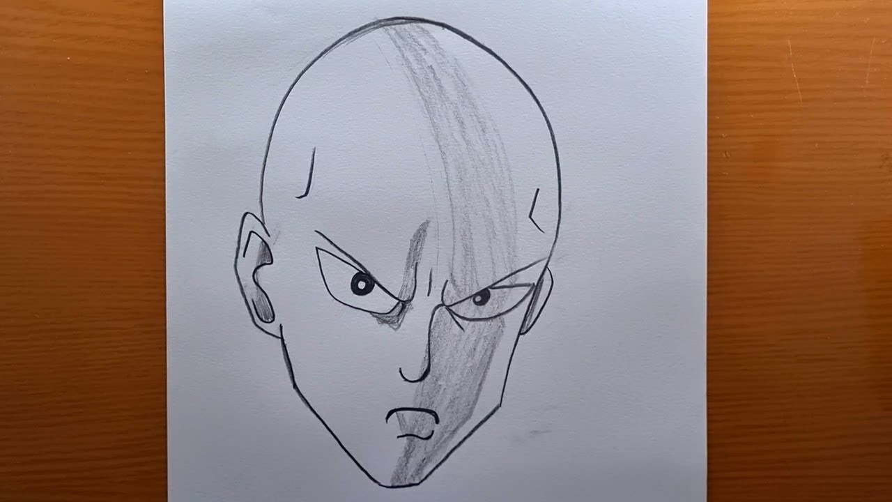 Comment dessiner SAITAMA (One Punch Man) étape par étape, facile et rapide YouTube