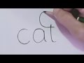 🔴 Very Easy! How to turn Words Cat Into a Cartoon Cat. (Wordtoons) learning step by step for kid