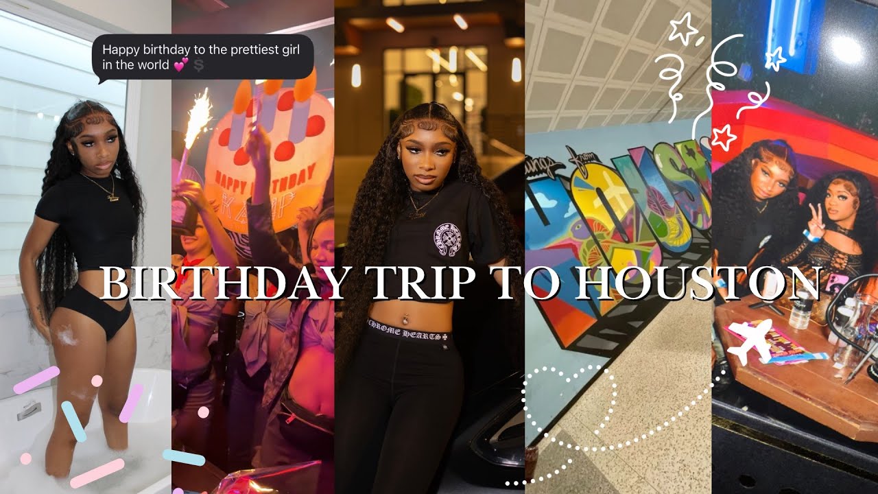 BIRTHDAY TRIP TO HOUSTON ✈️💕🥂| Clubs, brunch, horseback riding, photoshoot, shopping + more 