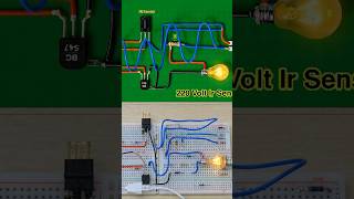 How to Make IR Sensor Based Automatic Light System#electronics #IRsensor #DIYprojects #automati