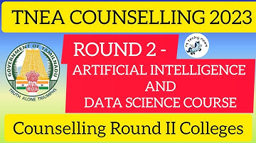TNEA 2023 | Round 2 - Artificial Intelligence Seats | AI Seats Choice filling |TNEA Counselling 2023